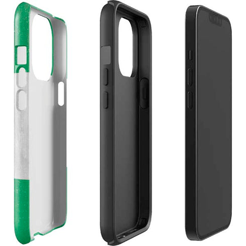 Nigeria Flag Distressed iPhone 15 Pro Impact Case